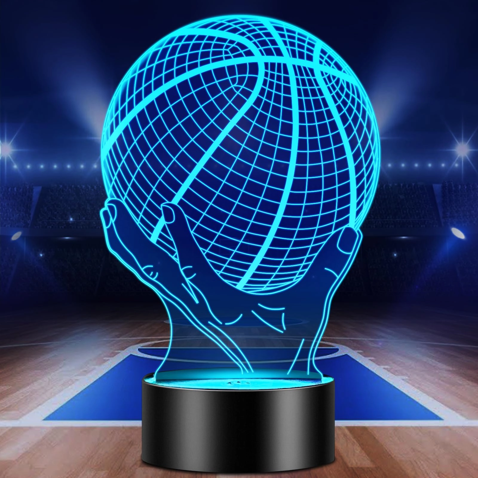Basketball-02 - Battery Powered 16 Colors Changing