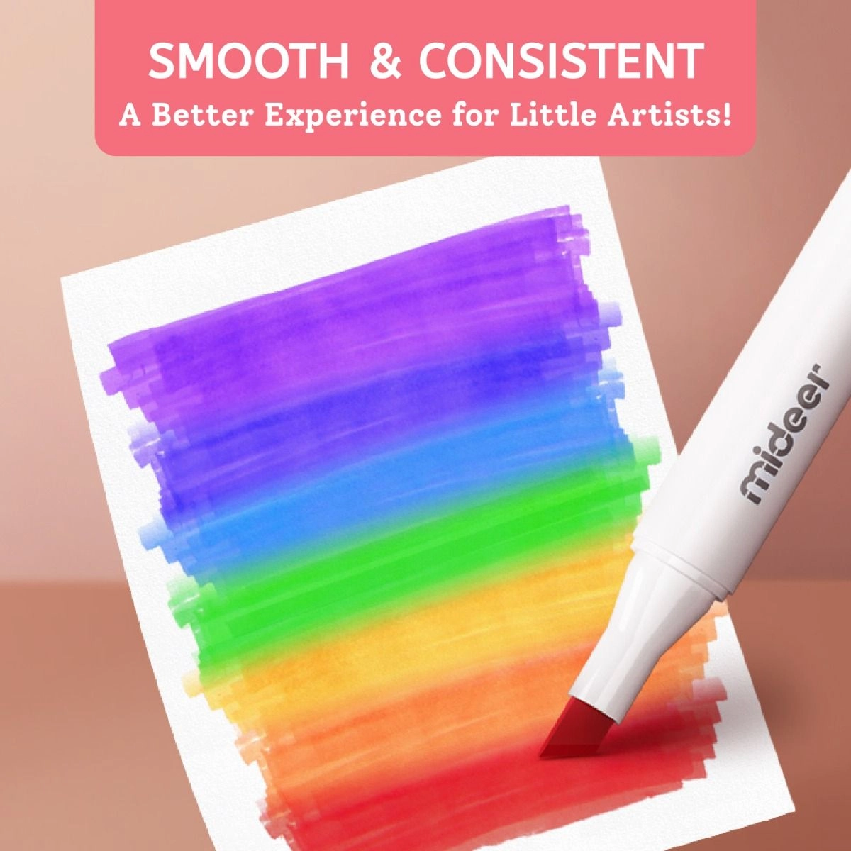 Dual Tip Markers - Multi Colour Brush & Chisel Tip