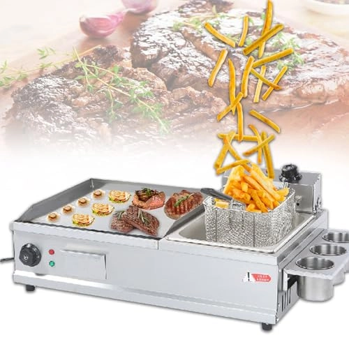 Electric Griddle - 35 x 40cm Deep Fryer