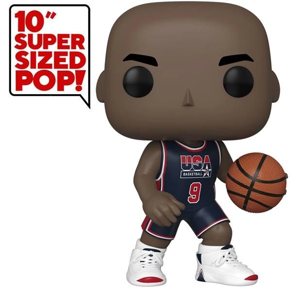 FUNKO Michael Jordan - NBA - POP! Jumbo! Basketball - 10 inch 1992 Team USA Navy U (25.4 cm)