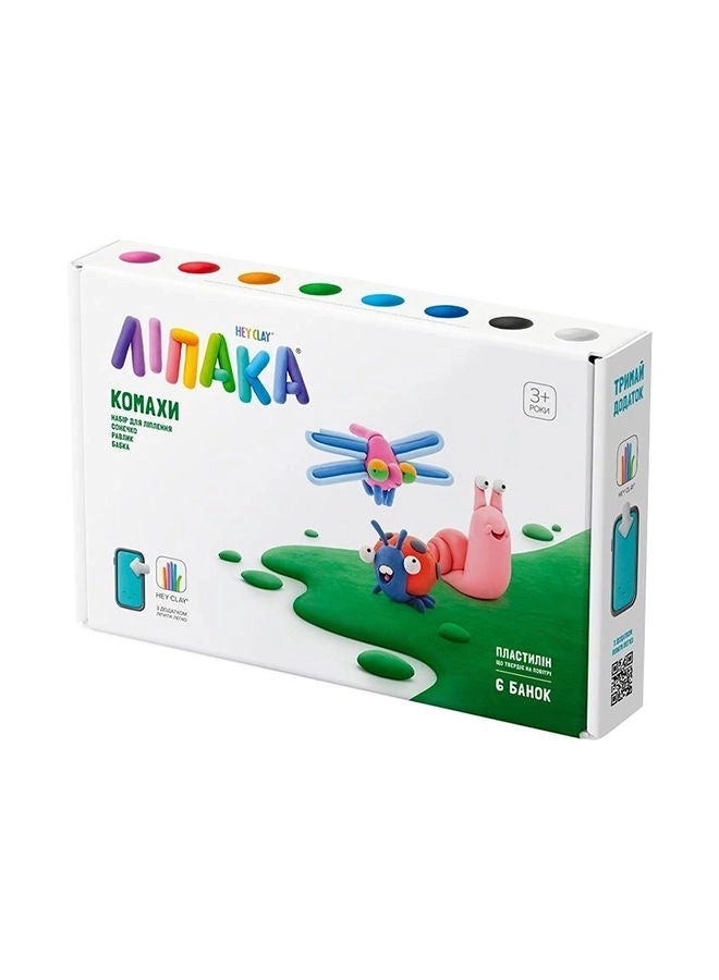 HEY CLAY DIY Bugs - Clay 6pcs.