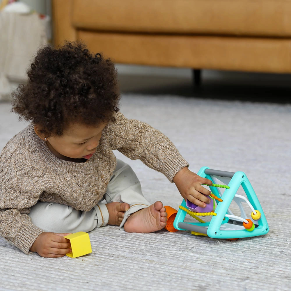 Activity Triangle & Shape Sorter - Suitable from 3 Months & Above