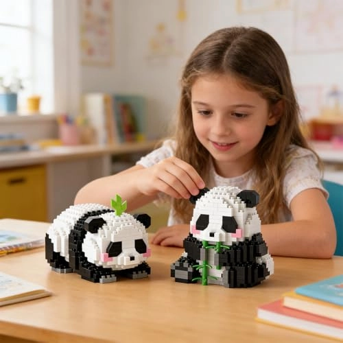 Panda Mini Building Blocks - 504 pcs/606 pcs