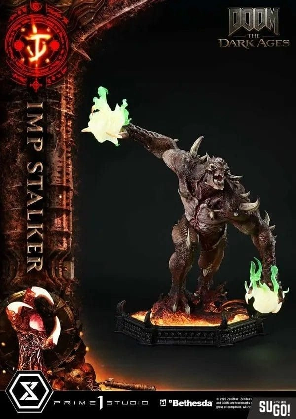 Prime 1 Studio Imp Stalker - Doom: The Dark Ages - Ultimate Premium Masterline 1/4 Statue