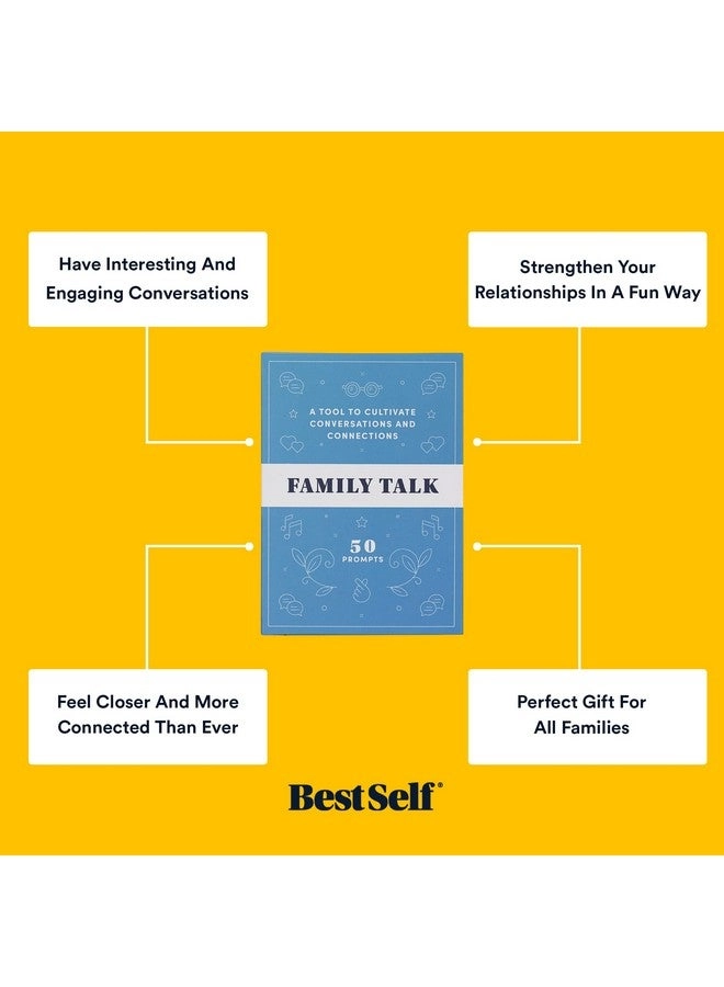 Family Talk Deck - 50 Prompt Card Game
