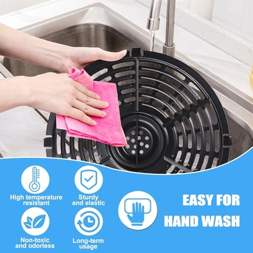 Air Fryer Grill Pan - Stainless Steel 1