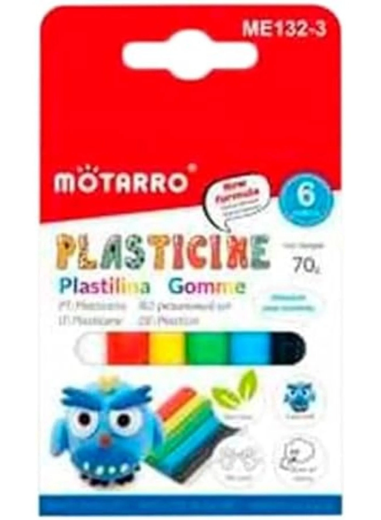 MOTARRO Modeling Clay - 6 pcs. Air Dry Soft Non-Toxic