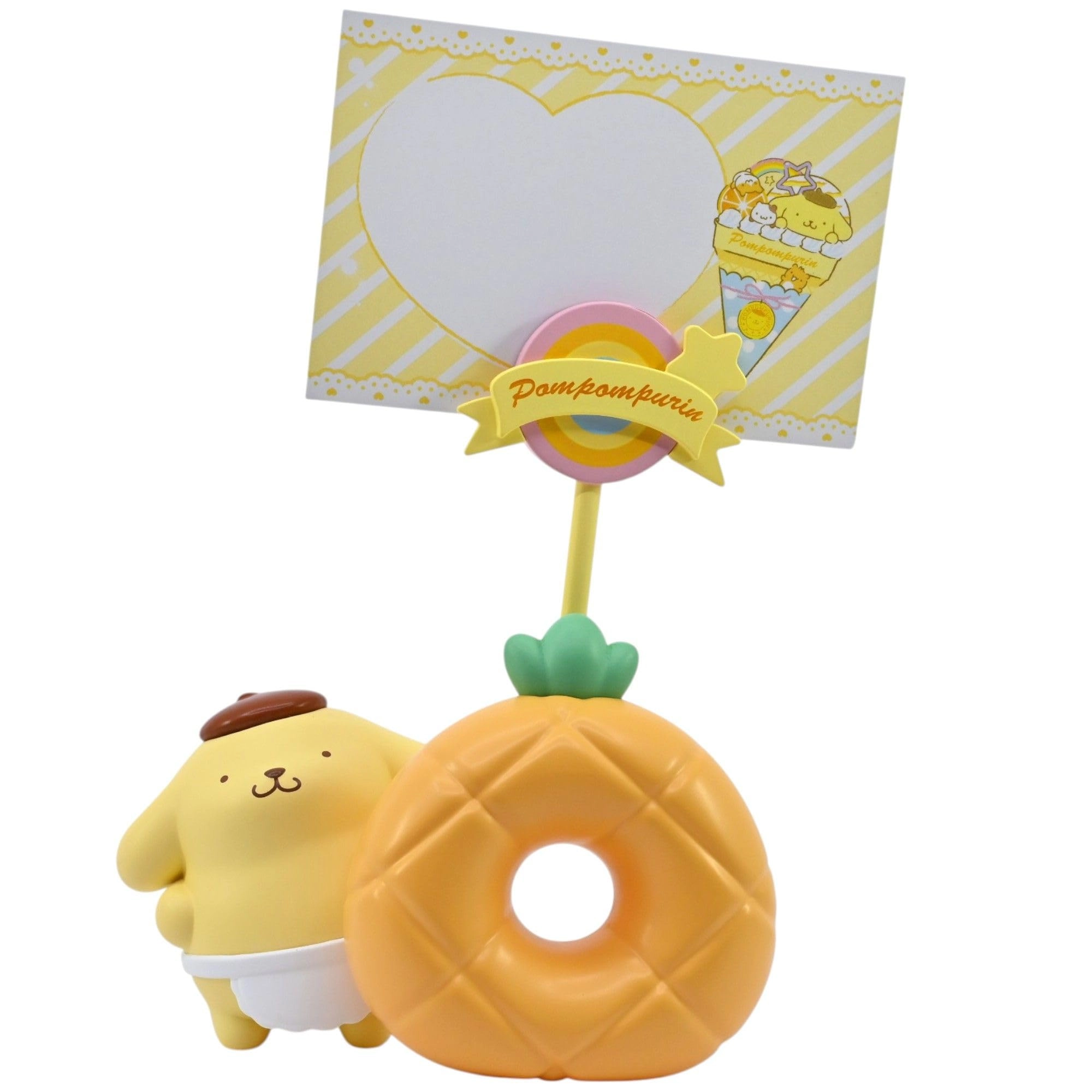 Bandai YUME Sanrio Pompompurin Party Time Memo Stand - 1.0 Count Party Time