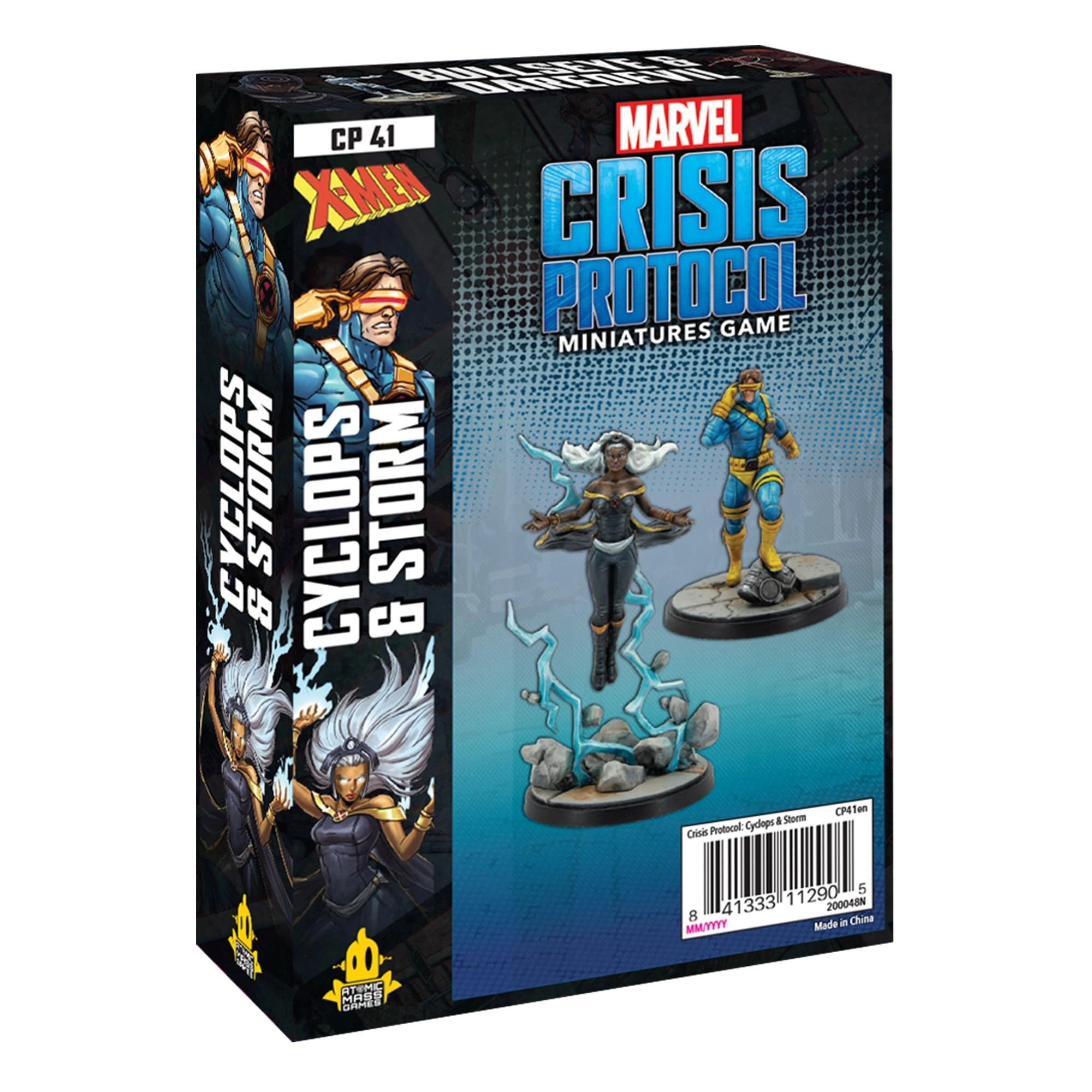 Atomic Mass Games Marvel Crisis Protocol: Character Pack: Storm and Cyclops - Miniature Game
