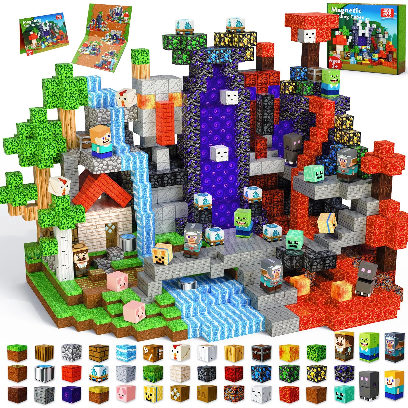 magneverse Magnetic Blocks - Portal 400 pcs
