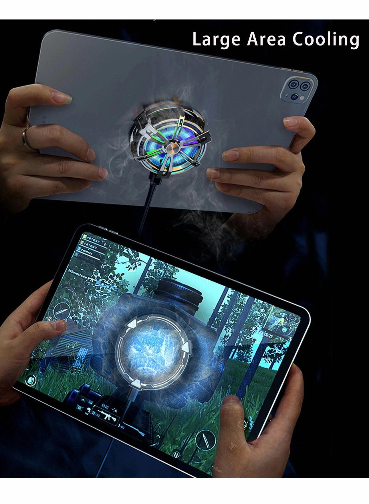 AL19 - Icing Semiconductor Mobile Phone Radiator Magnetic Back Clip