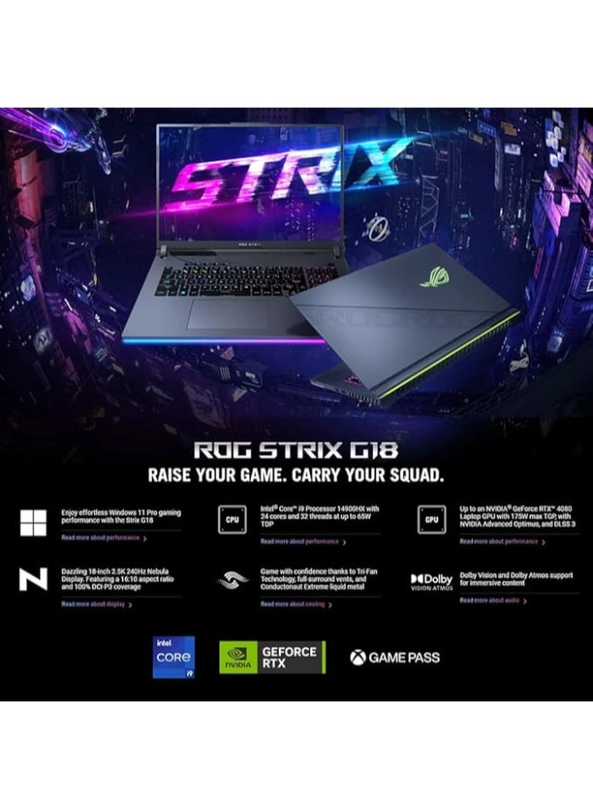 ROG Strix G18 - 18'' Core i9-14900HX 32GB DDR5 2000GB SSD