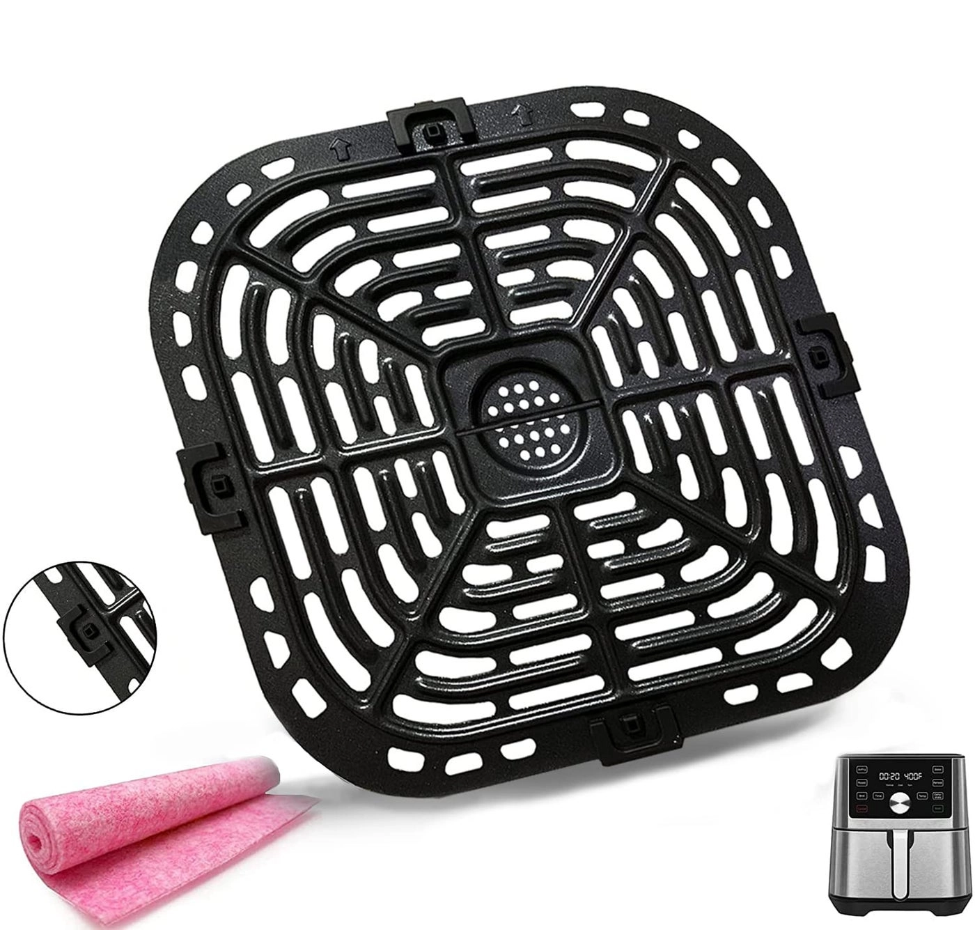 Air Fryer Grill Pan - Steel 1 piece(s)