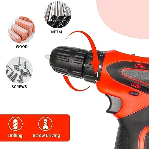 Pistol Grip Drill - 12V Cordless 10 mm Chuck