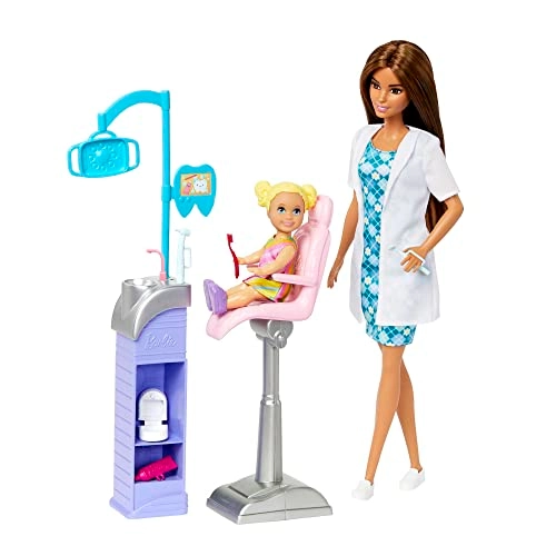 Careers Dentist Doll and Playset - 2 Dolls Ages 3+