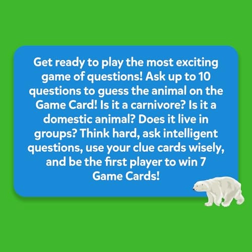 Guess in 10 Picture Clues - Card Game Animals