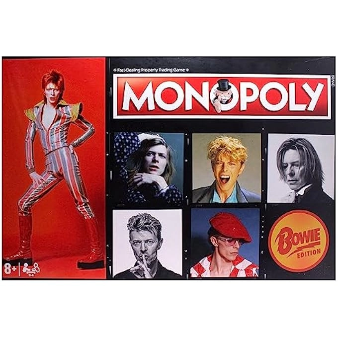 Winning Moves Monopoly: David Bowie - Advance to Heroes Diamond Dogs Aladdin Sane
