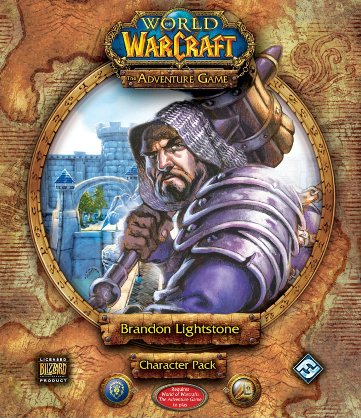 Fantasy Flight Games World of Warcraft: The Adventure Game - Character Pack: Brandon Lightstone