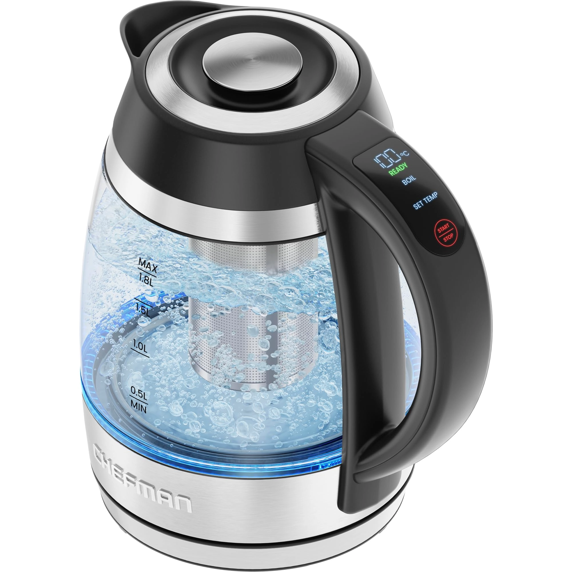 Digital Electric Glass Kettle RJ11-17-TCTI-V2-UK