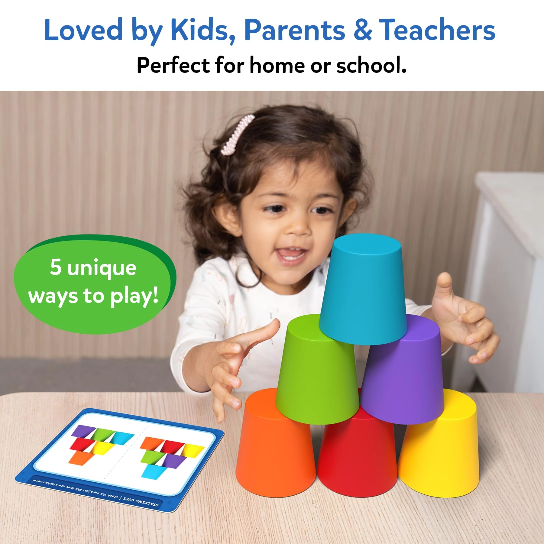 Silicone Rainbow Sorting - Ages 3, 4, 5, 6 1 Piece