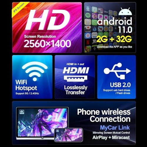 Headrest Video Player - 13.3 Inch