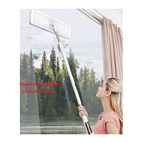 Handheld Steam Mop - White 4pcs Rag M