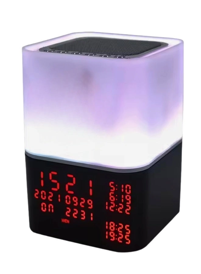 TRADEGATE Digital Bluetooth Speaker - Clock LED Night Light