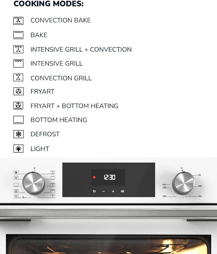 MEO6004WH 60cm Convection Oven