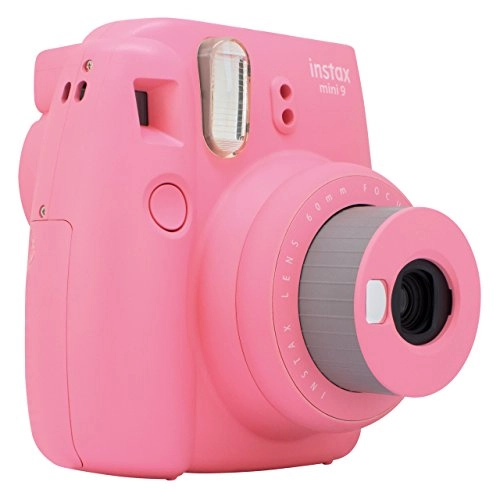 (Renewed) Instax Mini 9 - Flamingo Pink Built In Flash