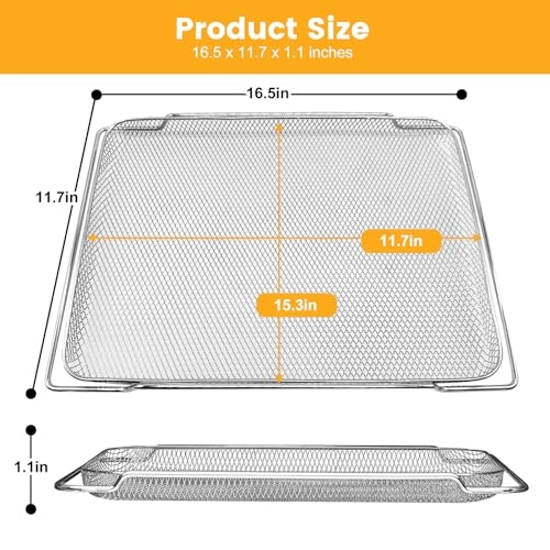 Air Fryer Basket - Stainless Steel 1PCS