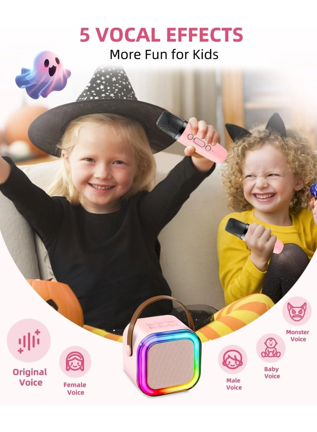 WAHA TOYS Mini Bluetooth Karaoke Machine - 4 years to 12 years+