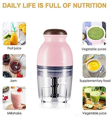 Cheston Electric Mini Food Processor - 600ml 200 watts