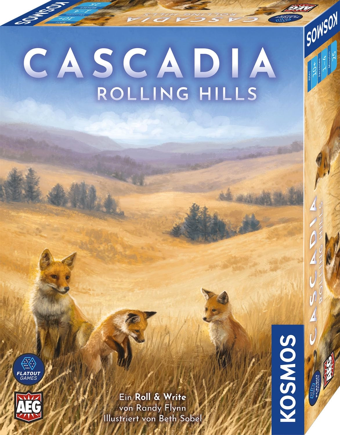 Kosmos Cascadia Rolling Hills - Roll & Write (German)