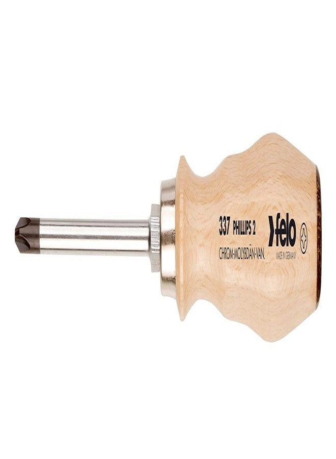 PH 2 Wooden Handle Phillips Screwdriver PH2 x 4"