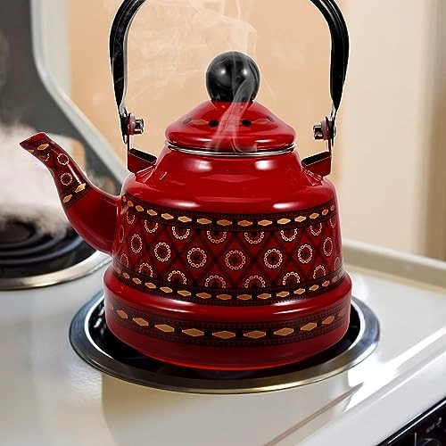 Enamel Tea Kettle - Enamel
