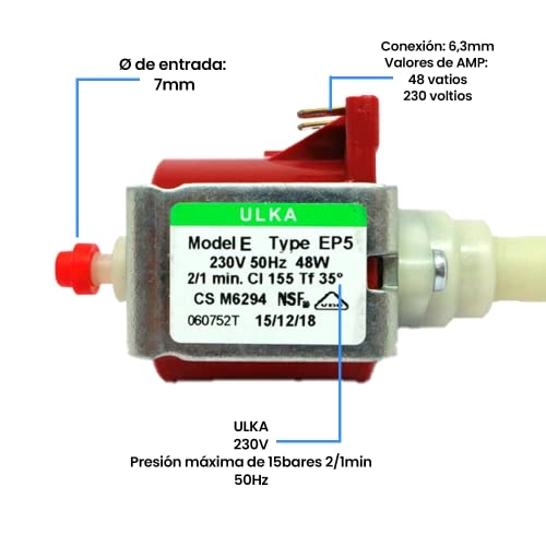 Ulka EP5 - 48W 230V 15BAR