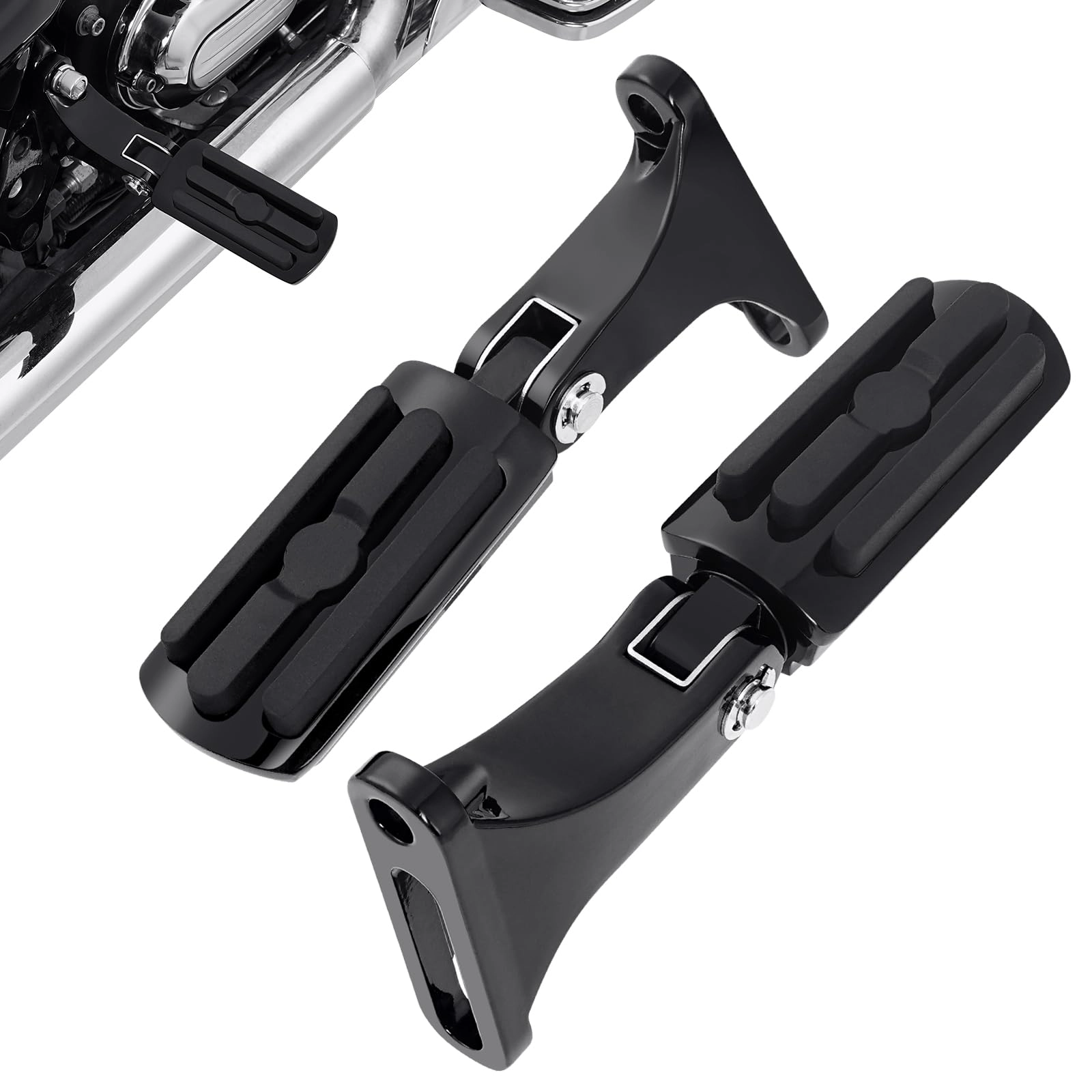 Amazicha Passenger Footboard Floorboard - Fit for Harley Davidson Touring 1993-Later