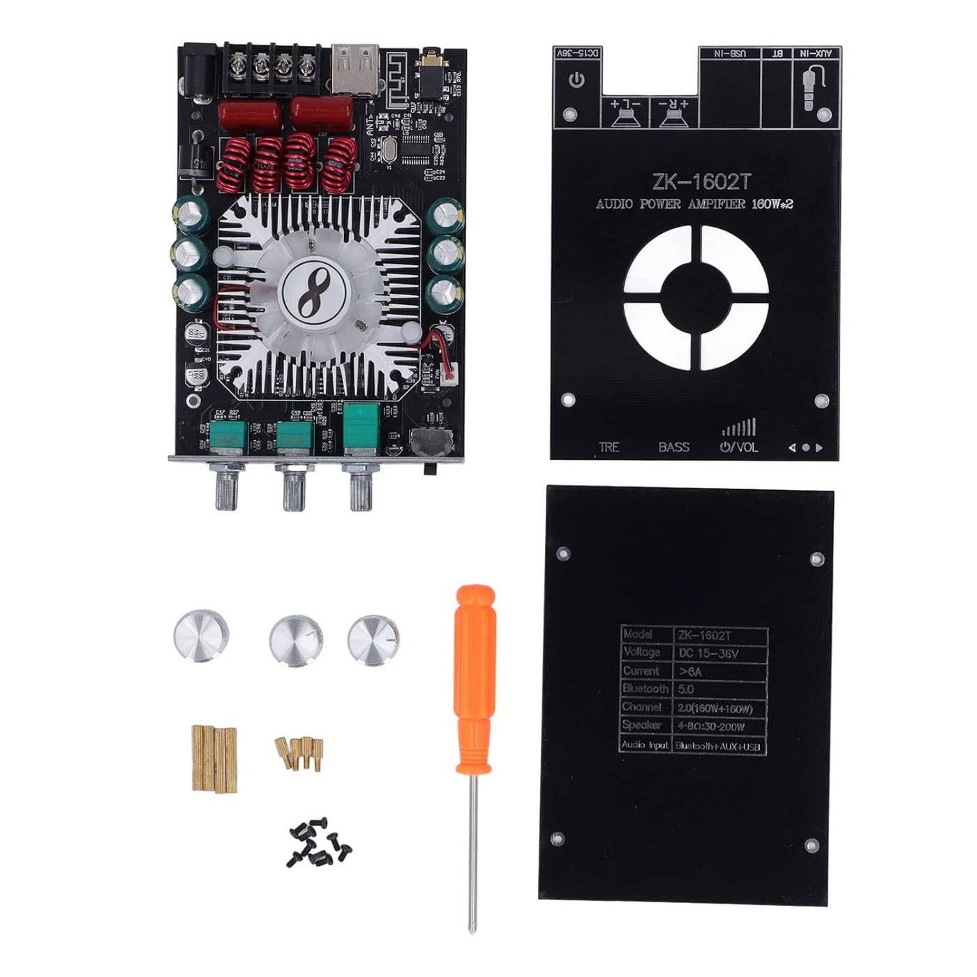 Pilipane Bluetooth Amplifier Board - Aluminum BT 5.0