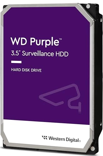 Purple Surveillance 3.5" 5400rpm 64MB SATA 6Gb/s (WD10PURZ) - 1 TB