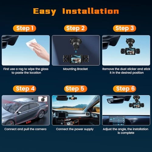 4 Channel Dash Cam - 1080P 30FPS