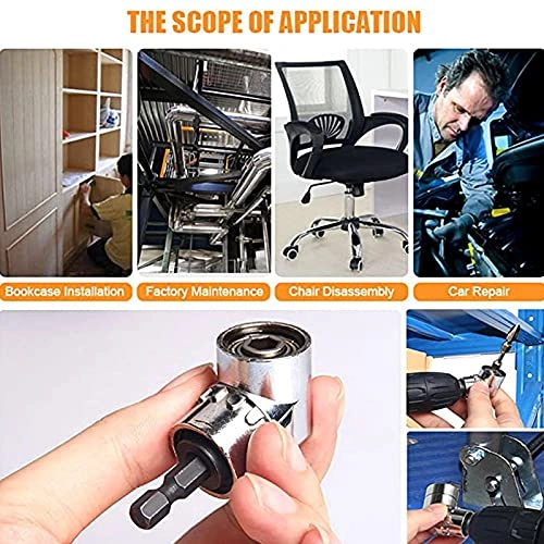 Right Angle Drill and Flexible Angle Extension Bit Kit - 105 Degree 295mm