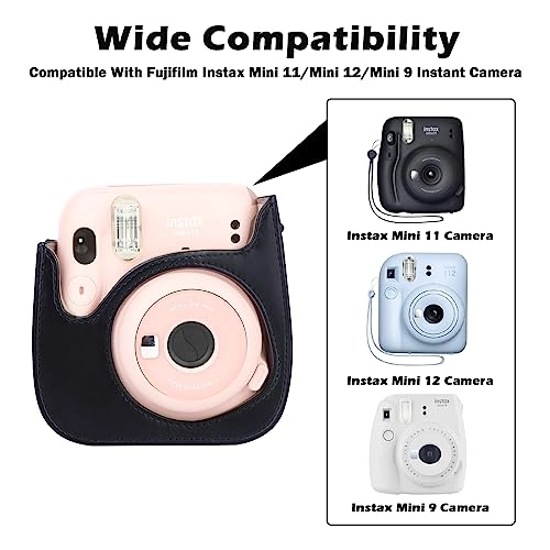 Camera Case - PU Leather Mini 11 + Photo Album - 52 pockets