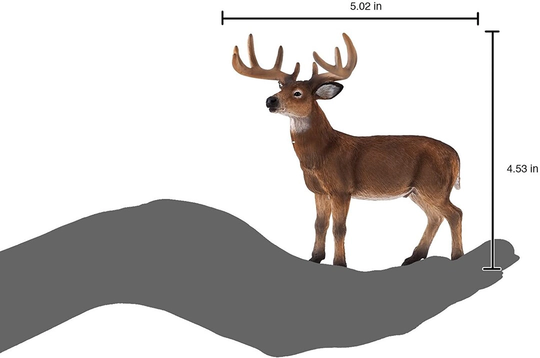 Play and Dream Mojo Deer Stag - Hand painted White Tailed Deer Buck (5031923870383)