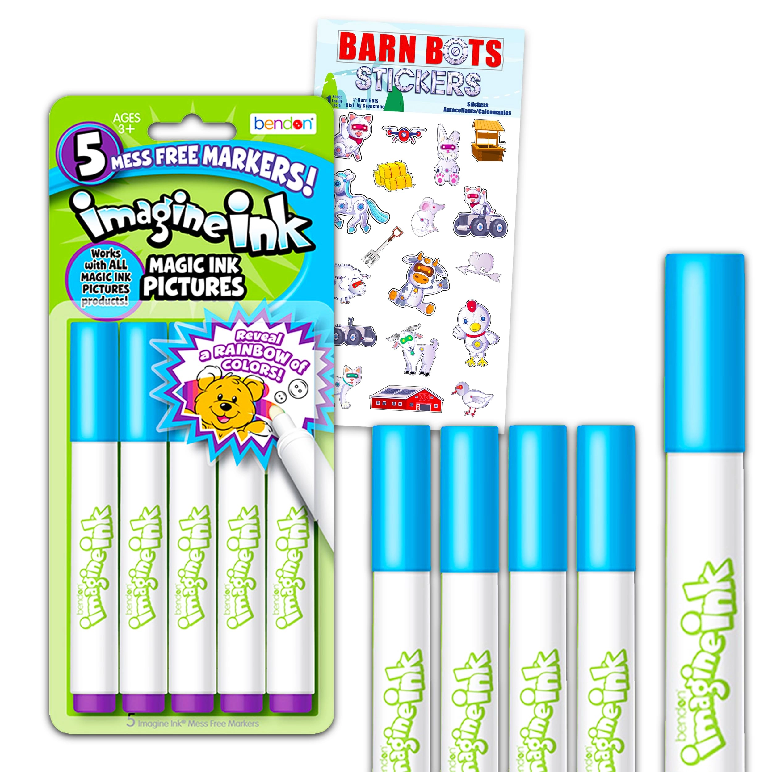 Bendon Publishing Imagine Ink Markers - Assorted Extra Fine Bundle
