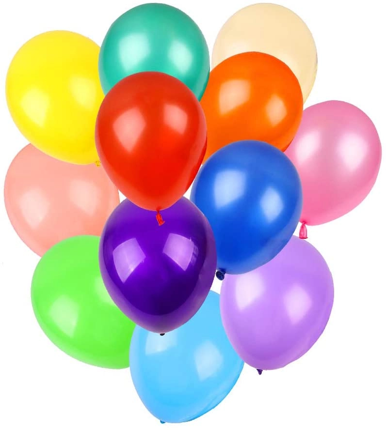 120-Pieces Assorted Colour Balloons - Birthday