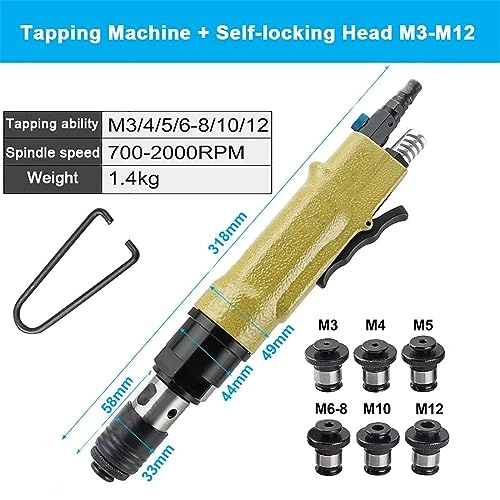 Self-Locking Tapping Machine - M3-M12 700-2000rpm