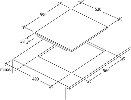 CI633CBB/1 Induction hob