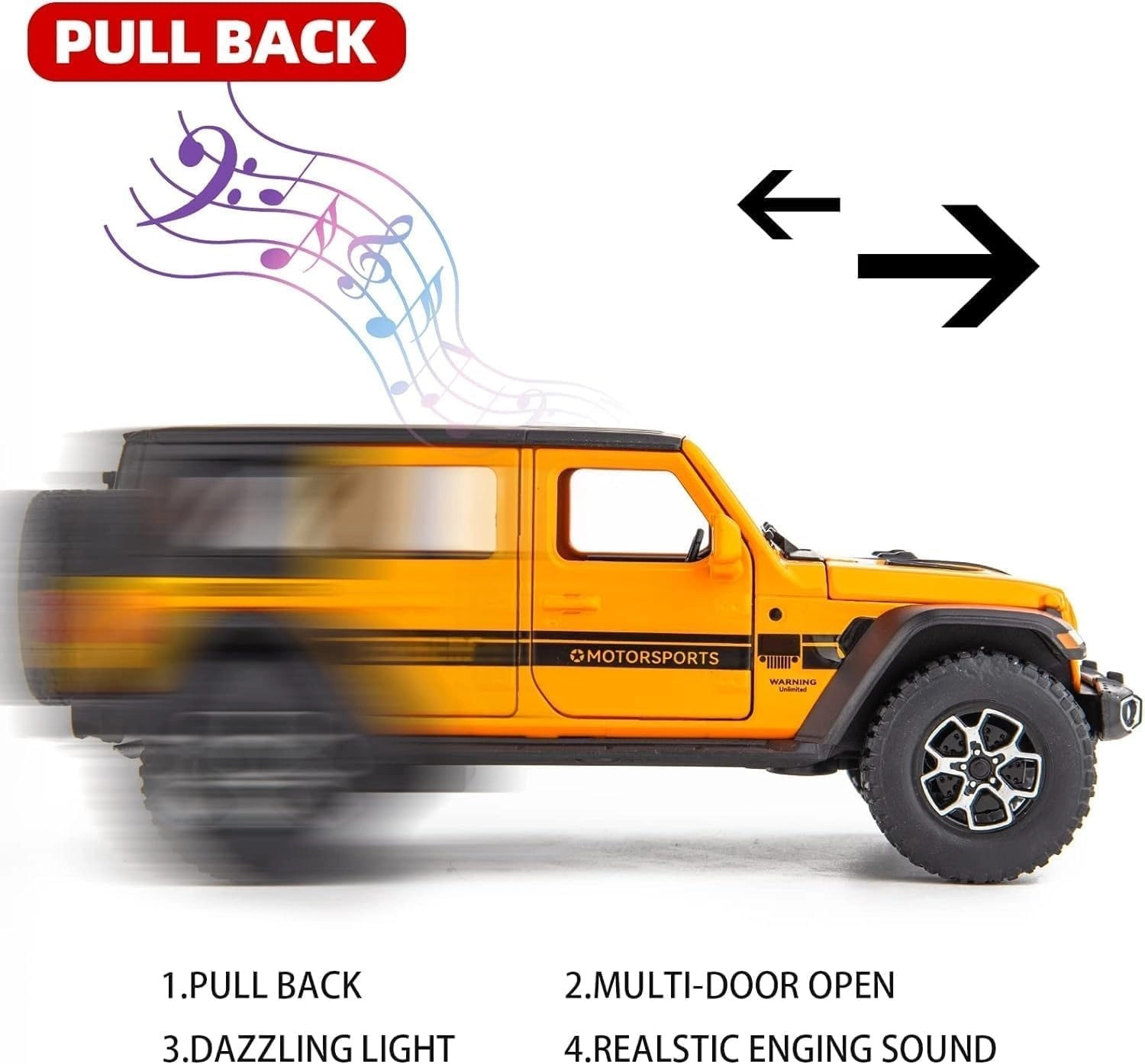 Wrangler Rubicon - 1:32 Scale 1.0 Count