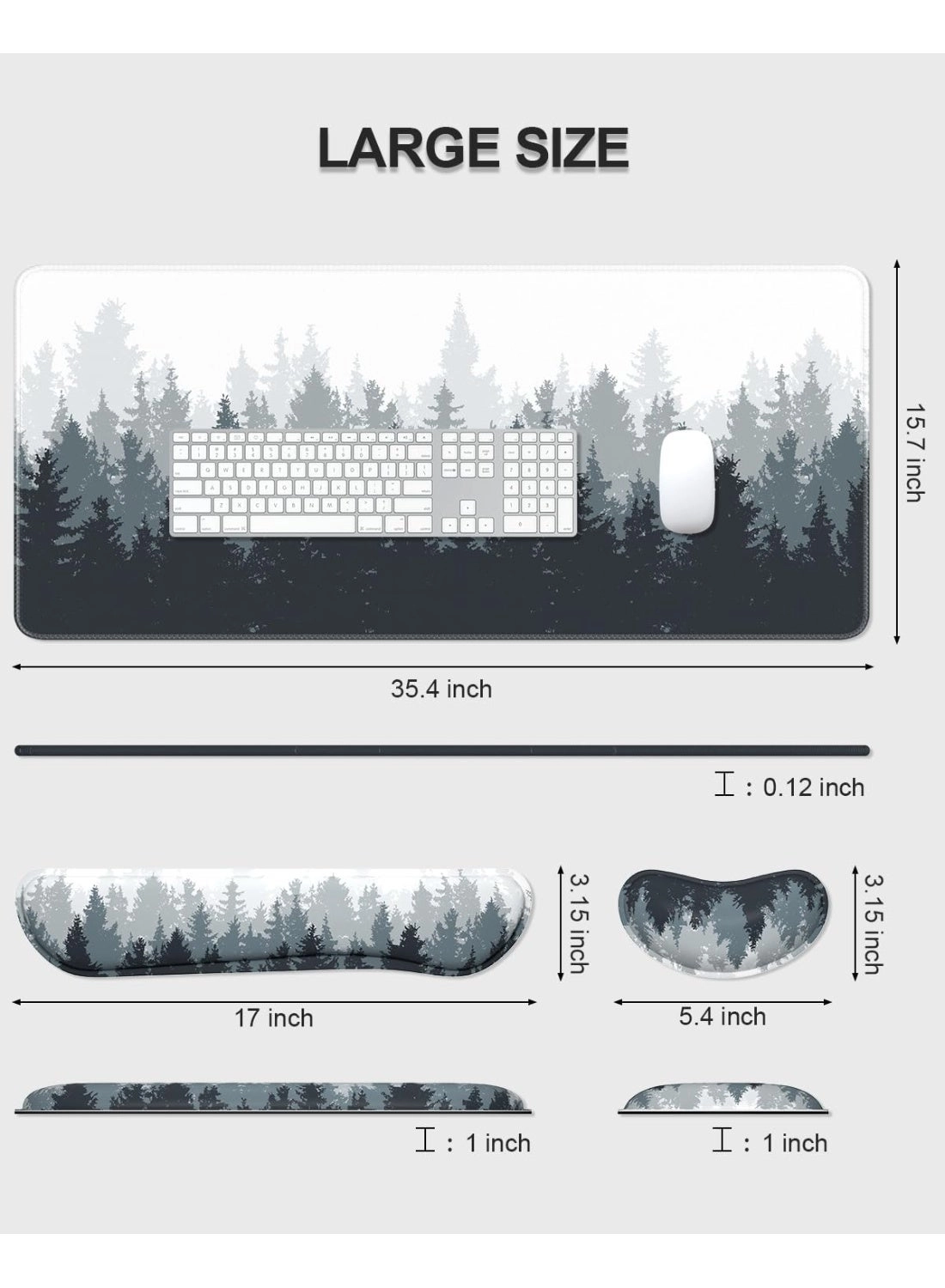 Extended XXL Leather Gaming Mouse Pad