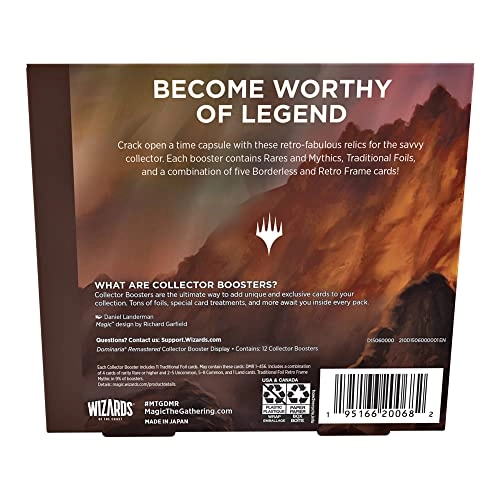 Dominaria Remastered Collector Booster Box - English 180pcs